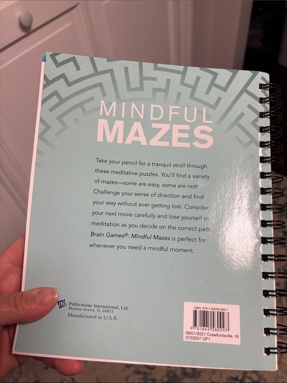Bundle of 4-Mindful Mazes Spiral Puzzle Book, dog coloring book and how to draw - Picture 5 of 9